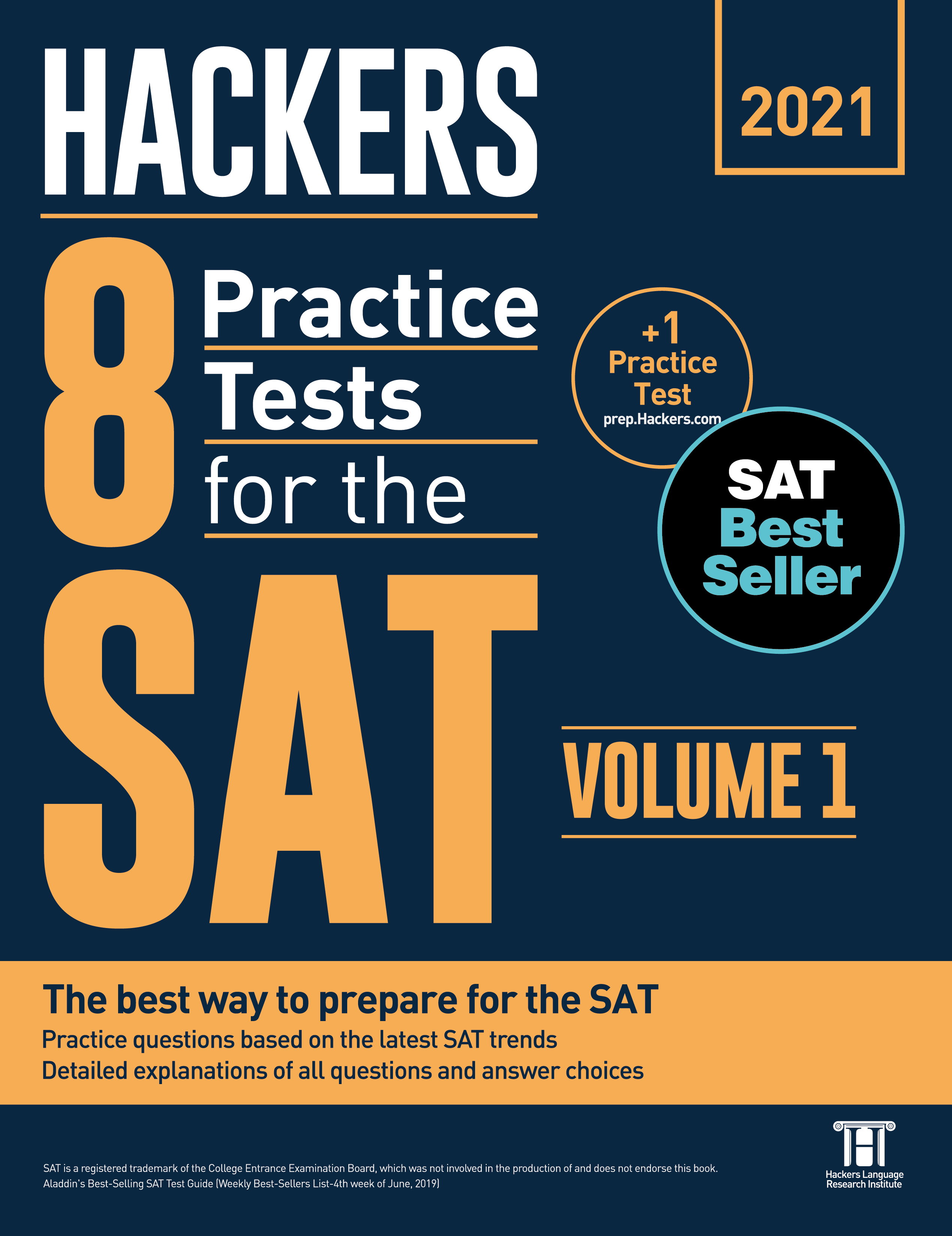 Hackers 8 Practice Tests for the SAT 1
